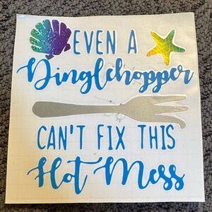 Colorful Dinglehopper Sticker